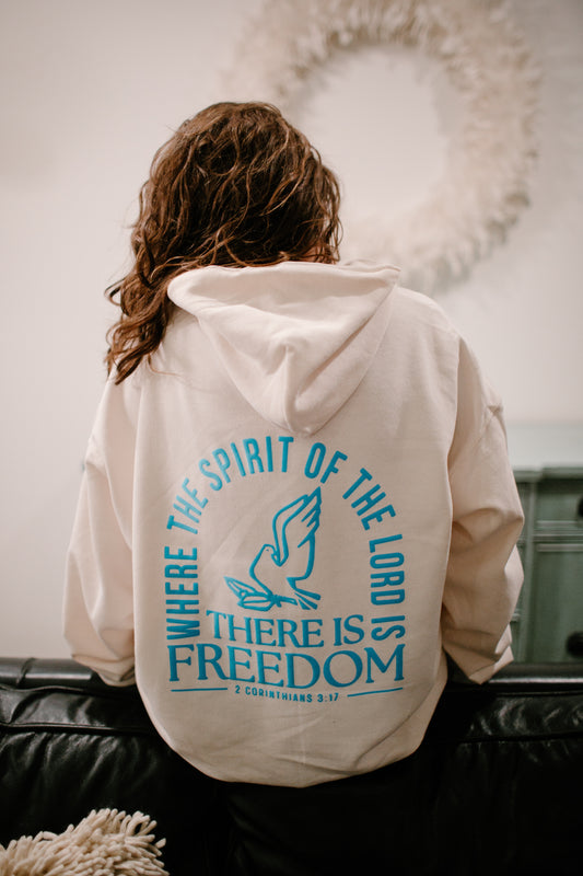 "Where the Spirit of the Lord is there is Freedom" Hoodie